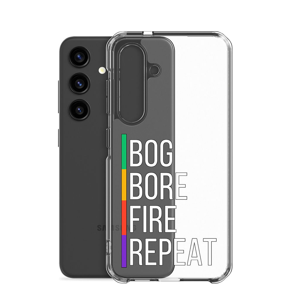 Thumbnail: Bog Bore Fire Mining Clear Case for Samsung®