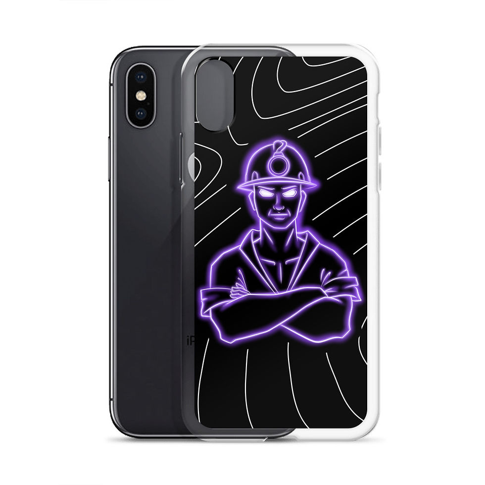 Thumbnail: Mining Purple Power Clear Case for iPhone®
