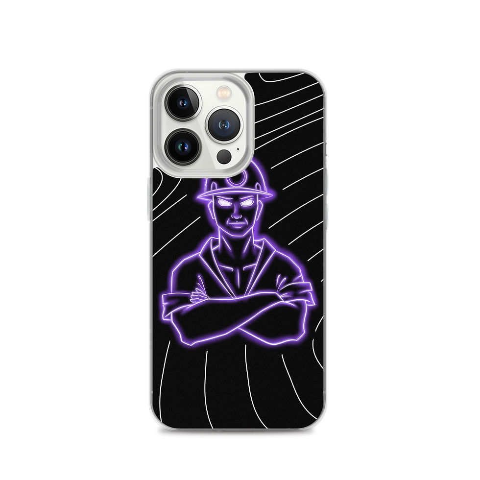 Thumbnail: Mining Purple Power Clear Case for iPhone®