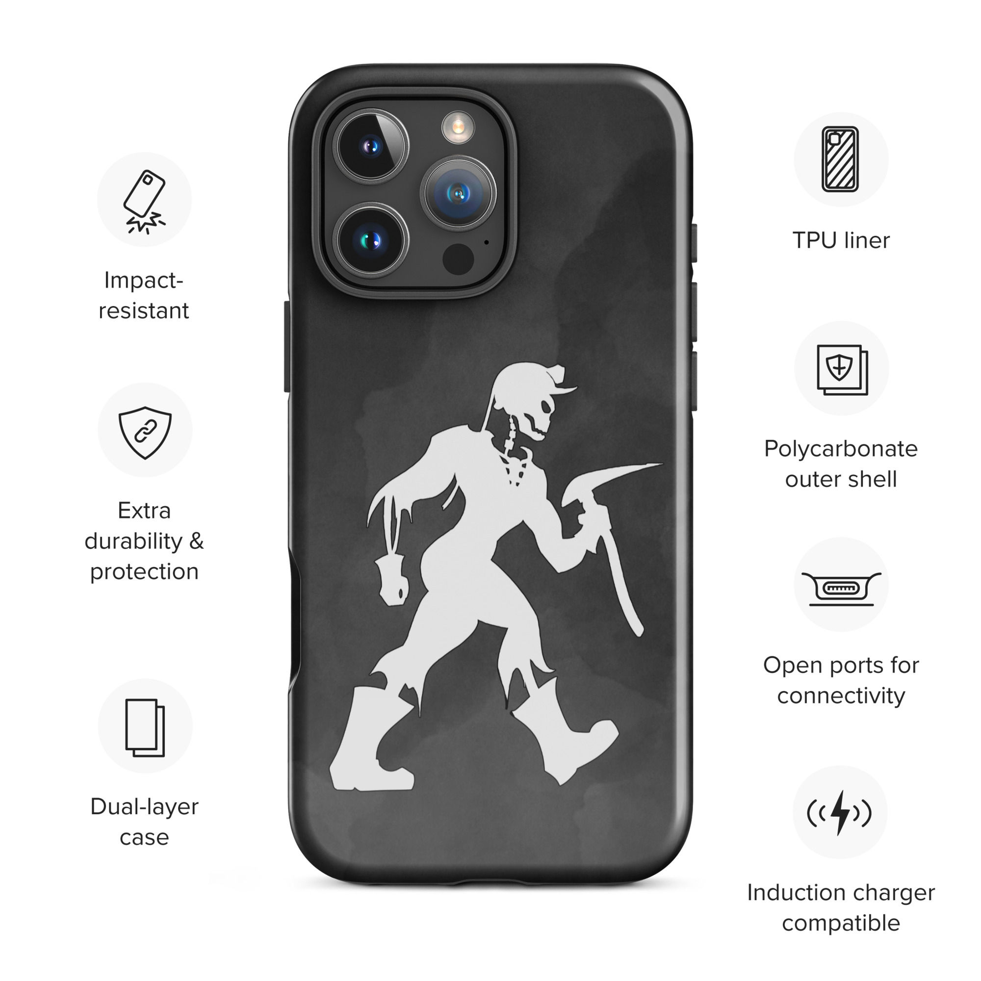 Tough Case for iPhone® Bones