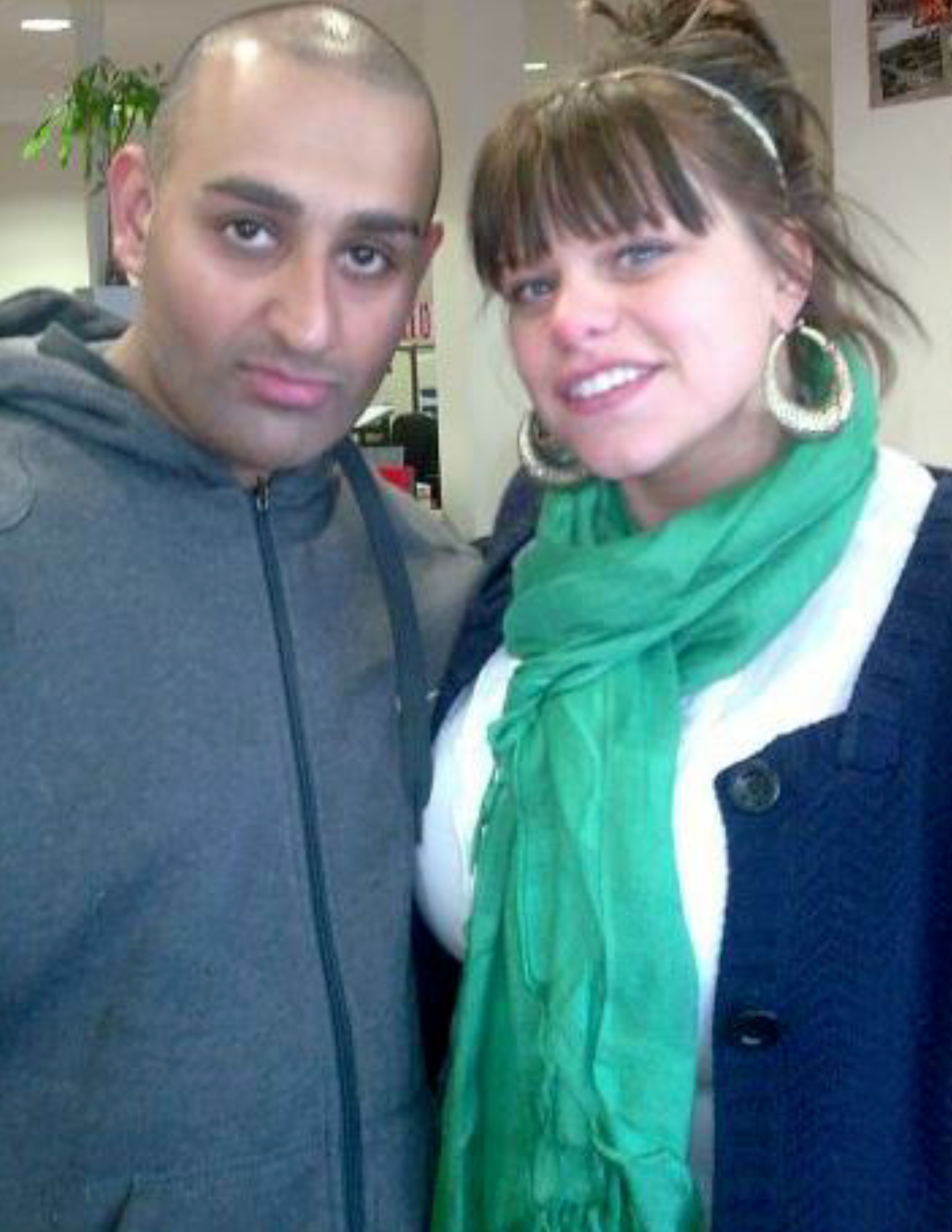 Rokky Singh with Jade Goody