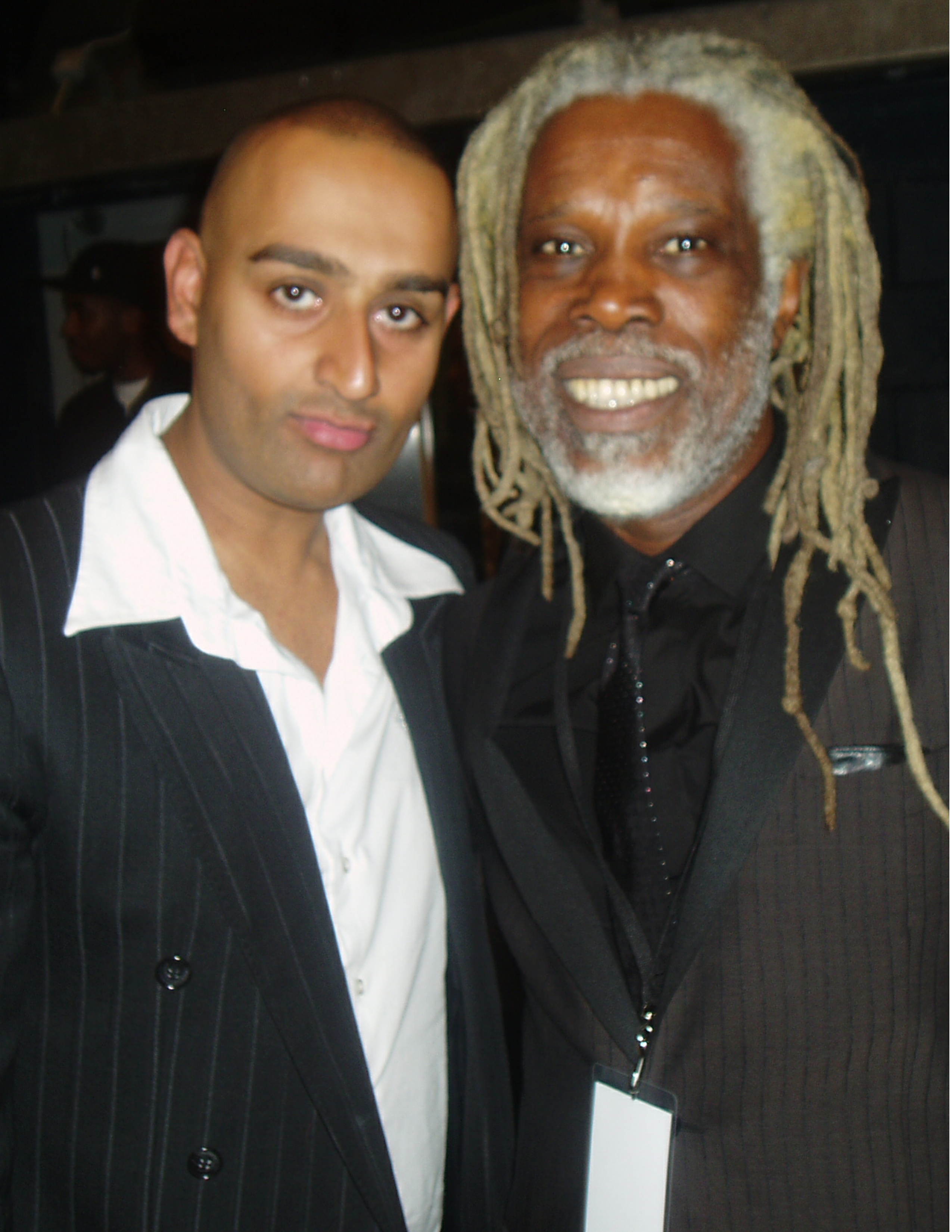 Rokky Singh with Billy Ocean