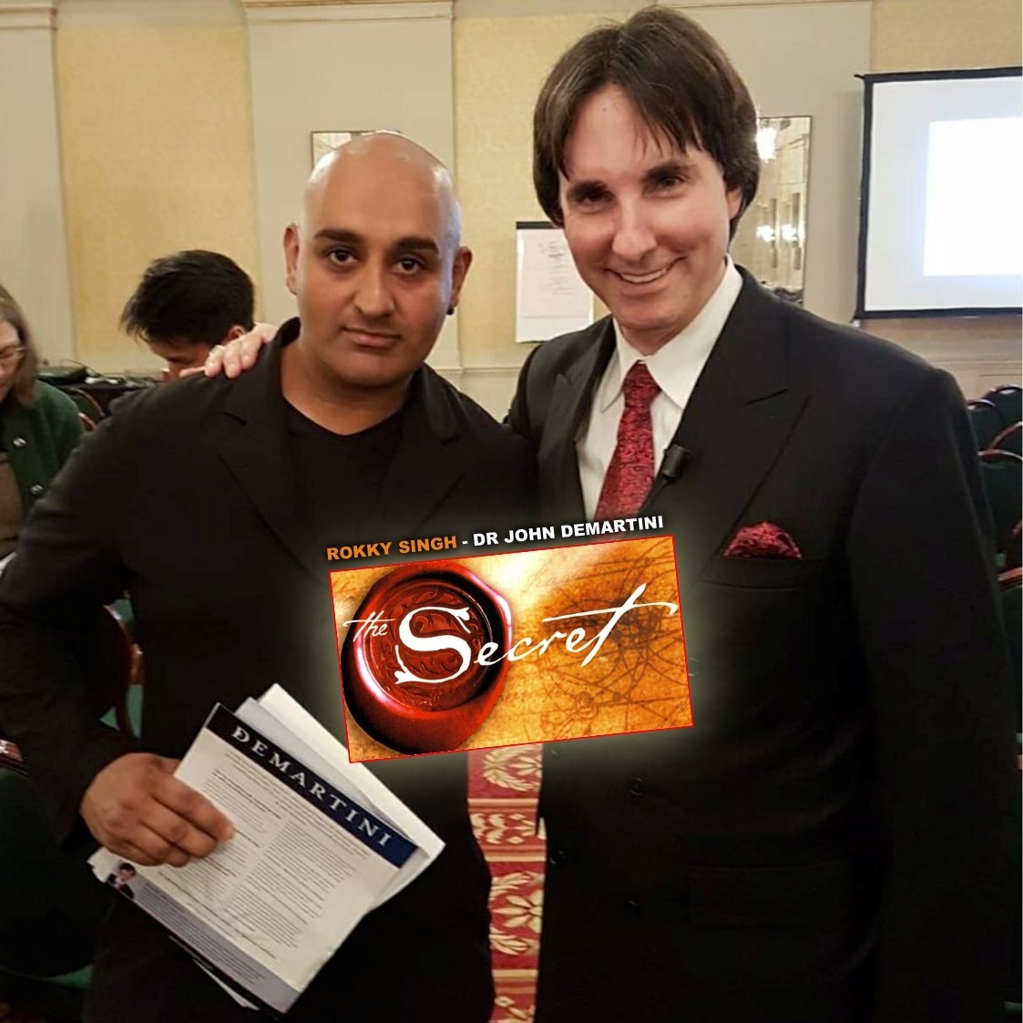 Rokky Singh with Dr John Demartini