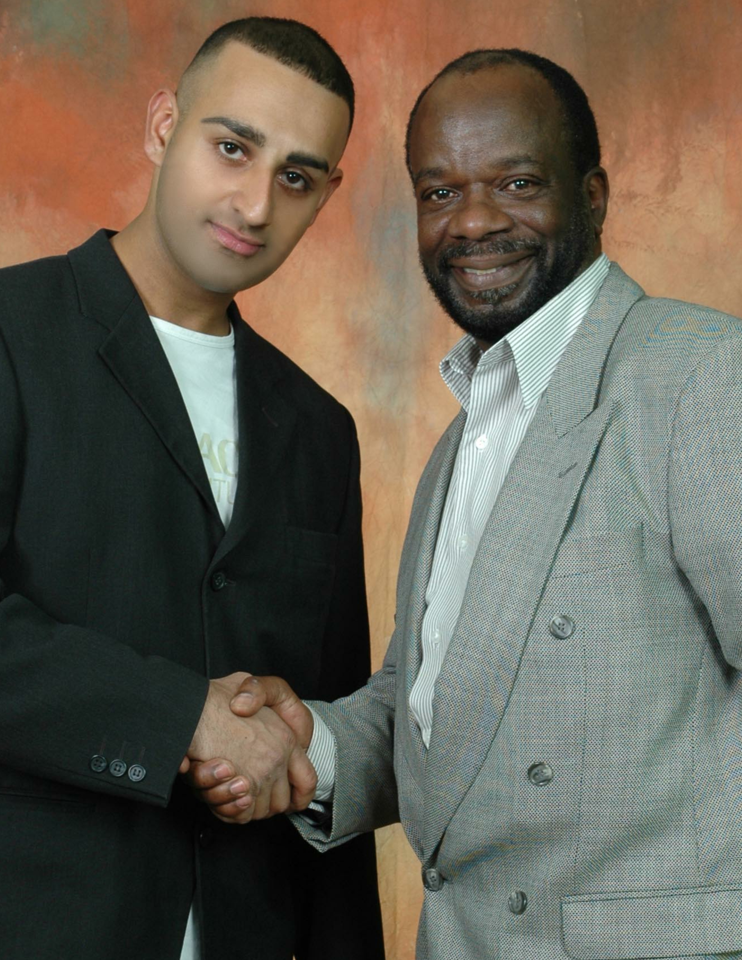 Rokky Singh with Joseph Marcell