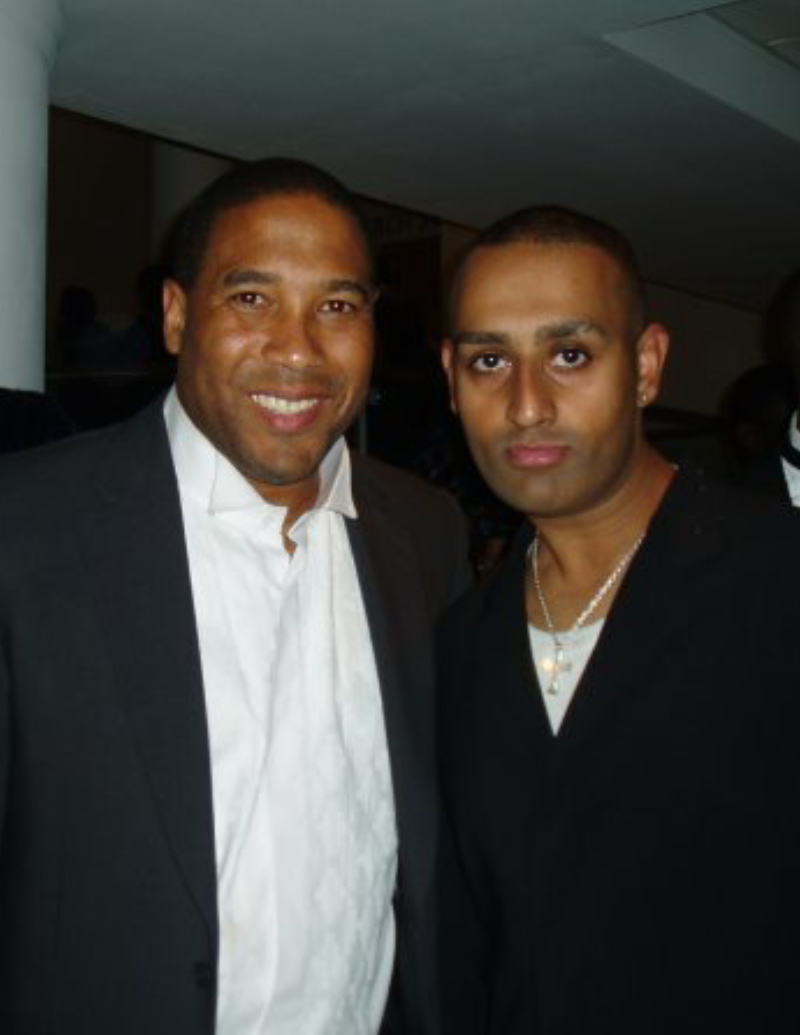 Rokky Singh with John Barnes
