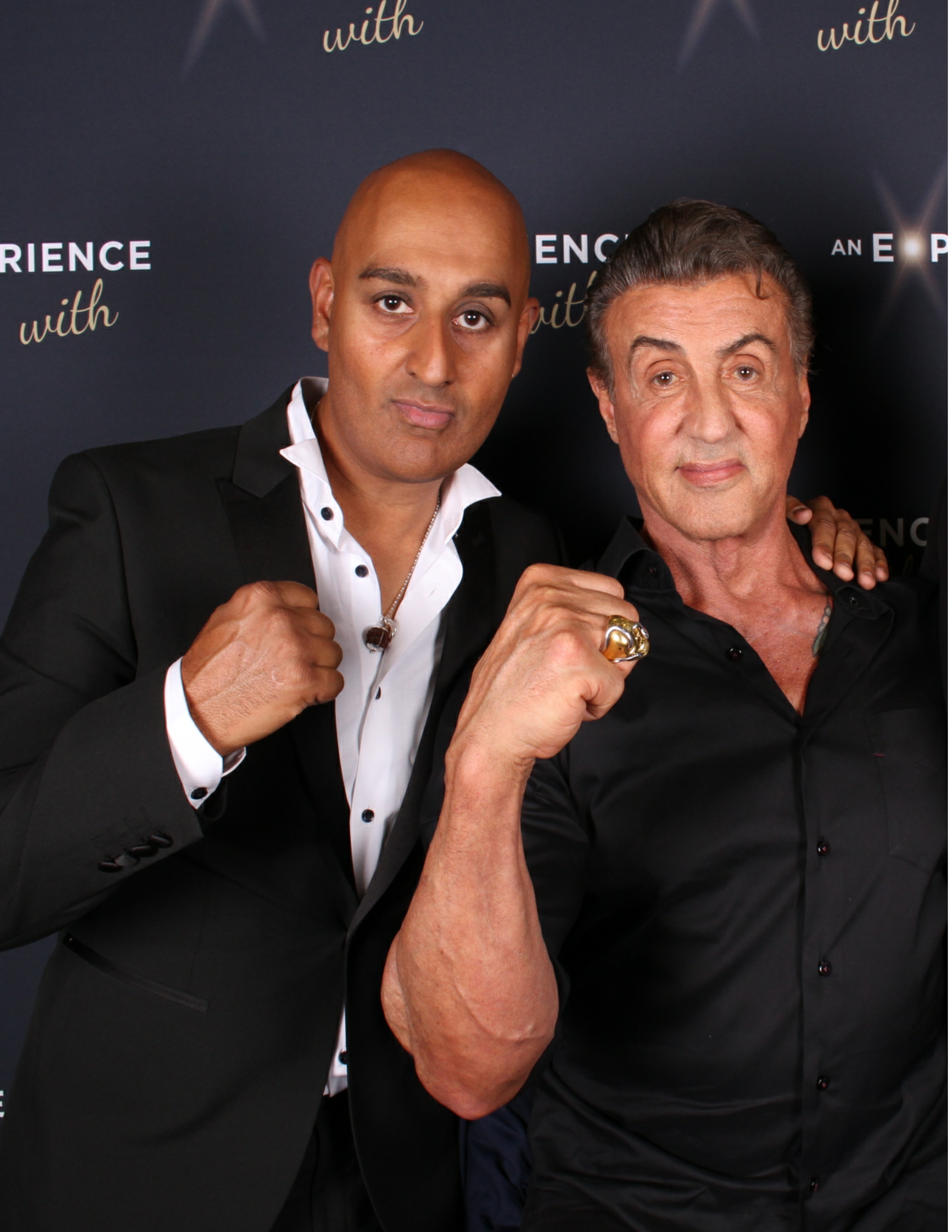 Rokky Singh with Sylvester Stallone