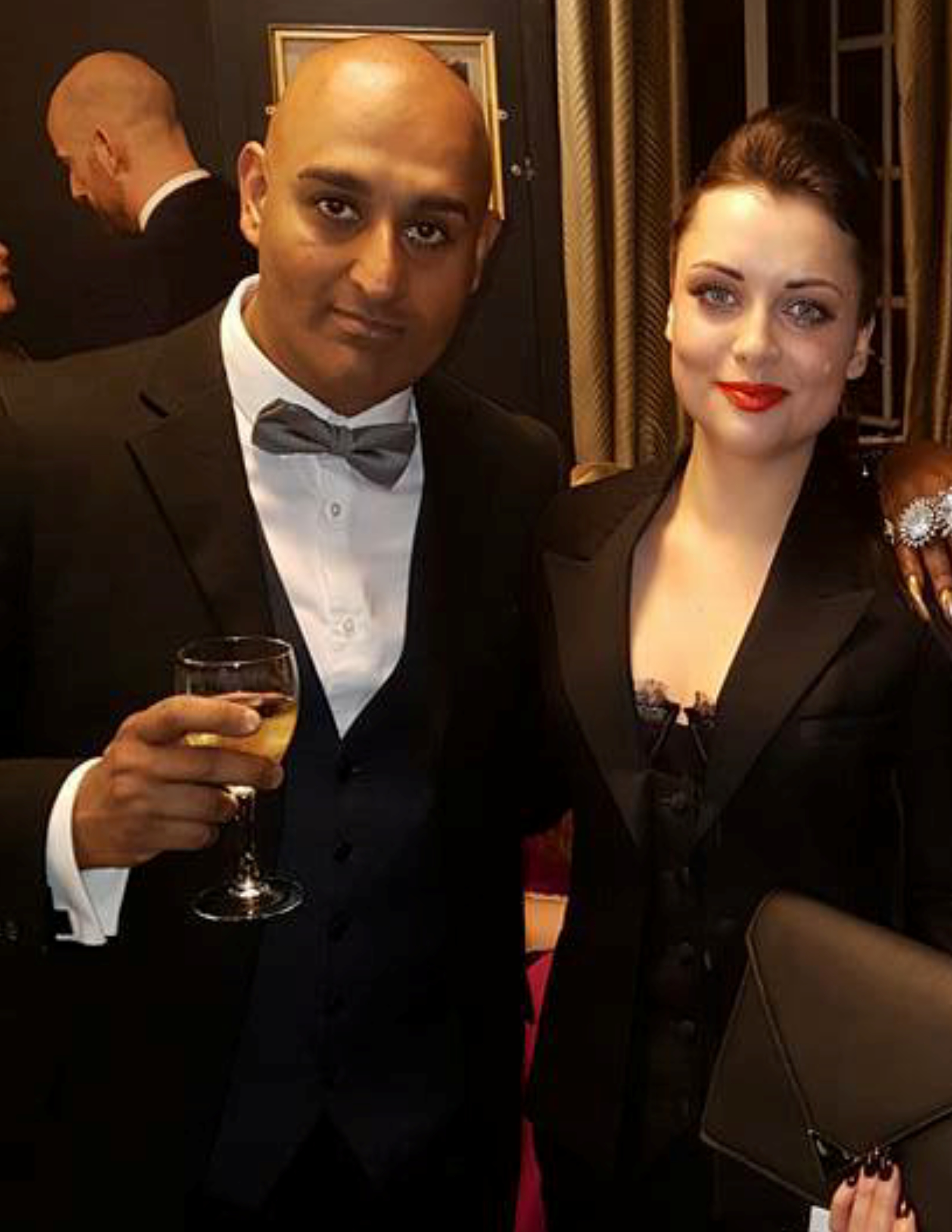 Rokky Singh with Shona McGarty