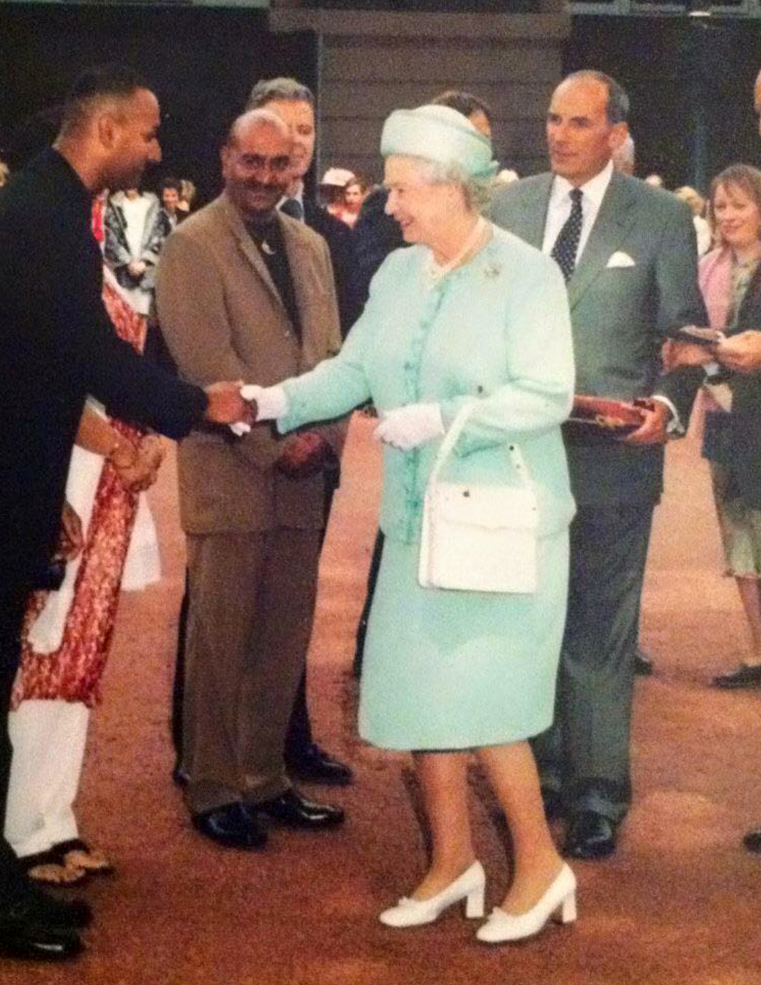 Rokky Singh at engagement with Queen Elizabeth II