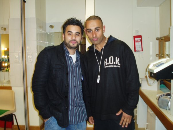 Rokky Singh with Ameet Chana