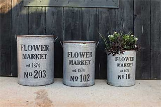 Flower Market Buckets