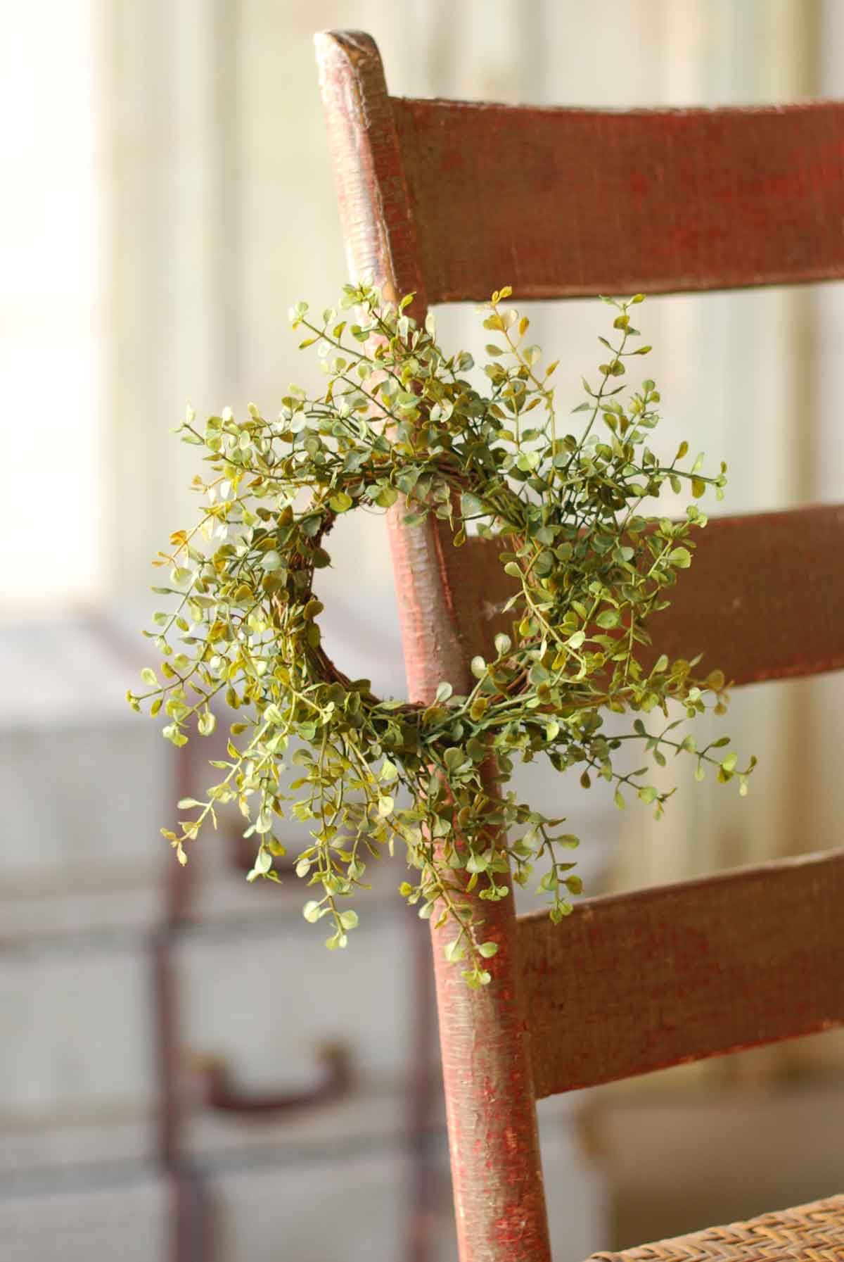 Baby Grass Mini Wreath, $4.99