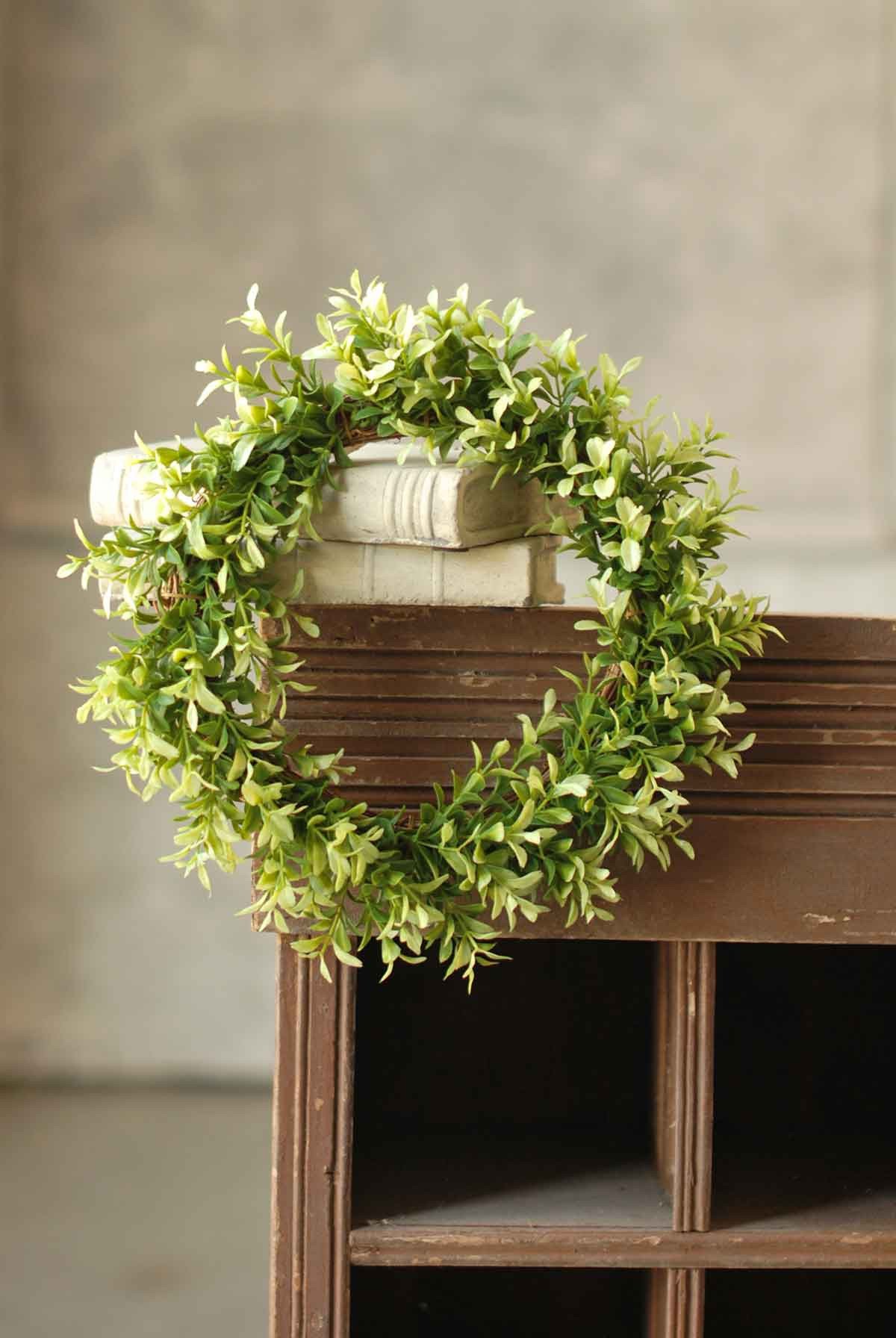 Buxus Boxwood Mini Wreath
