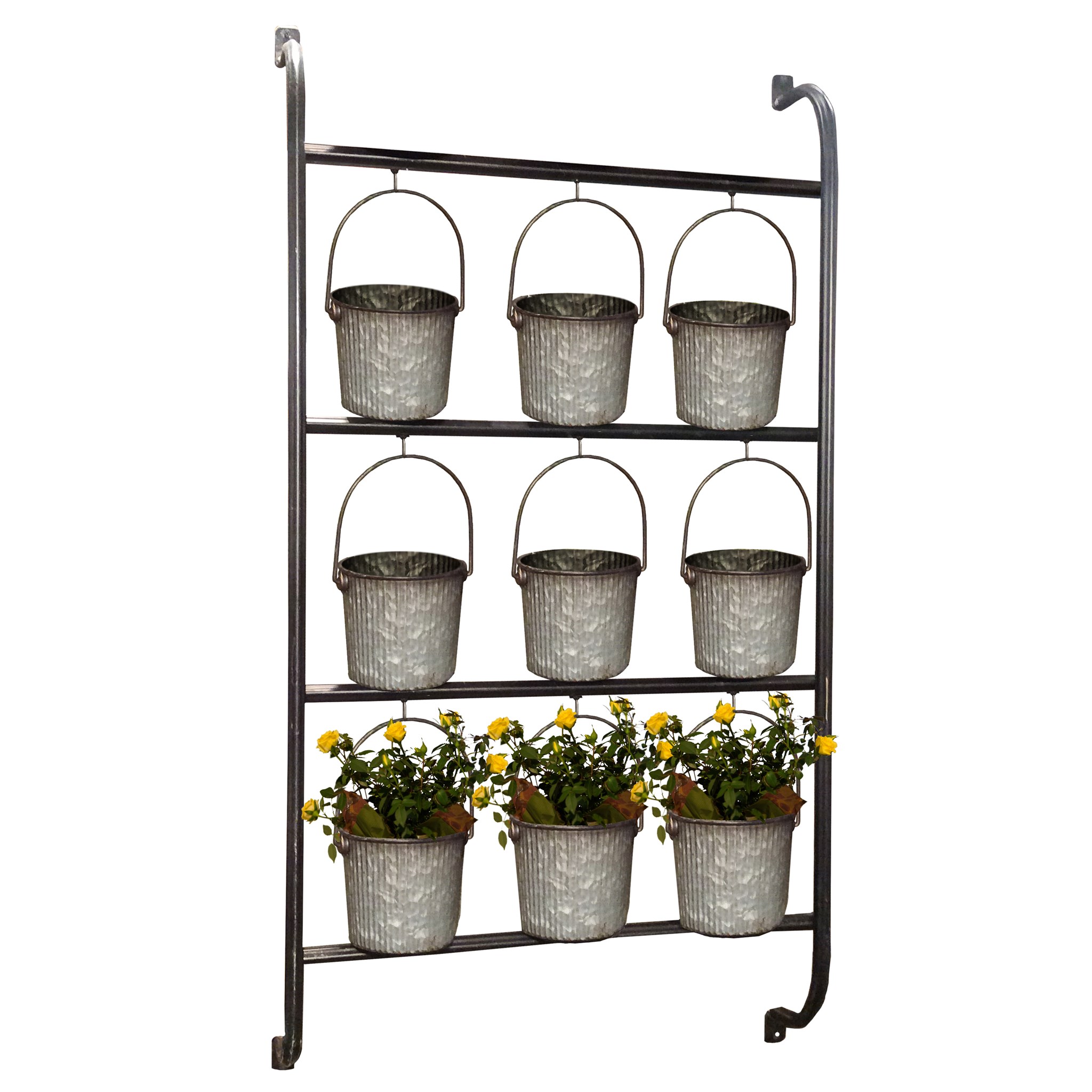 Wall Planter with Buckets, $129.99