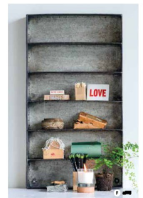 5-Tier Galvanized Shelf, $89