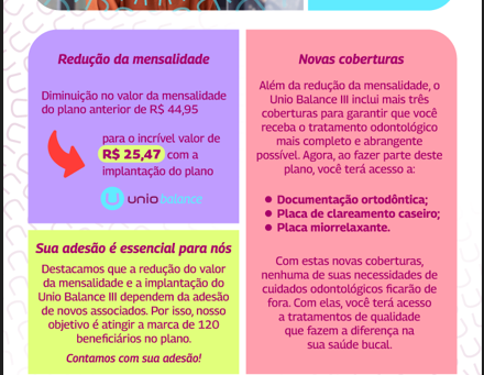 Uniodonto - Novidades no Plano Dentário!