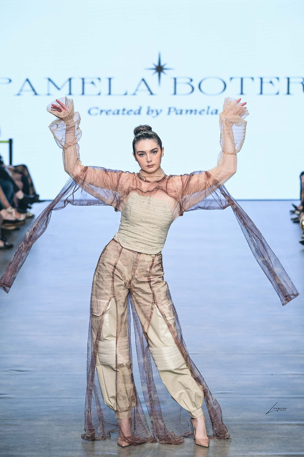 Hayden Posing at Vancouver Fashion week