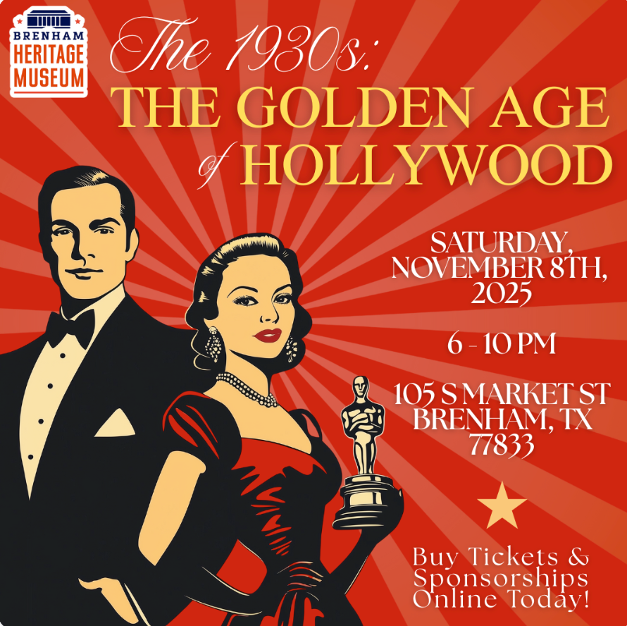 Brenham Heritage Museum Gala: “The 1930s”
