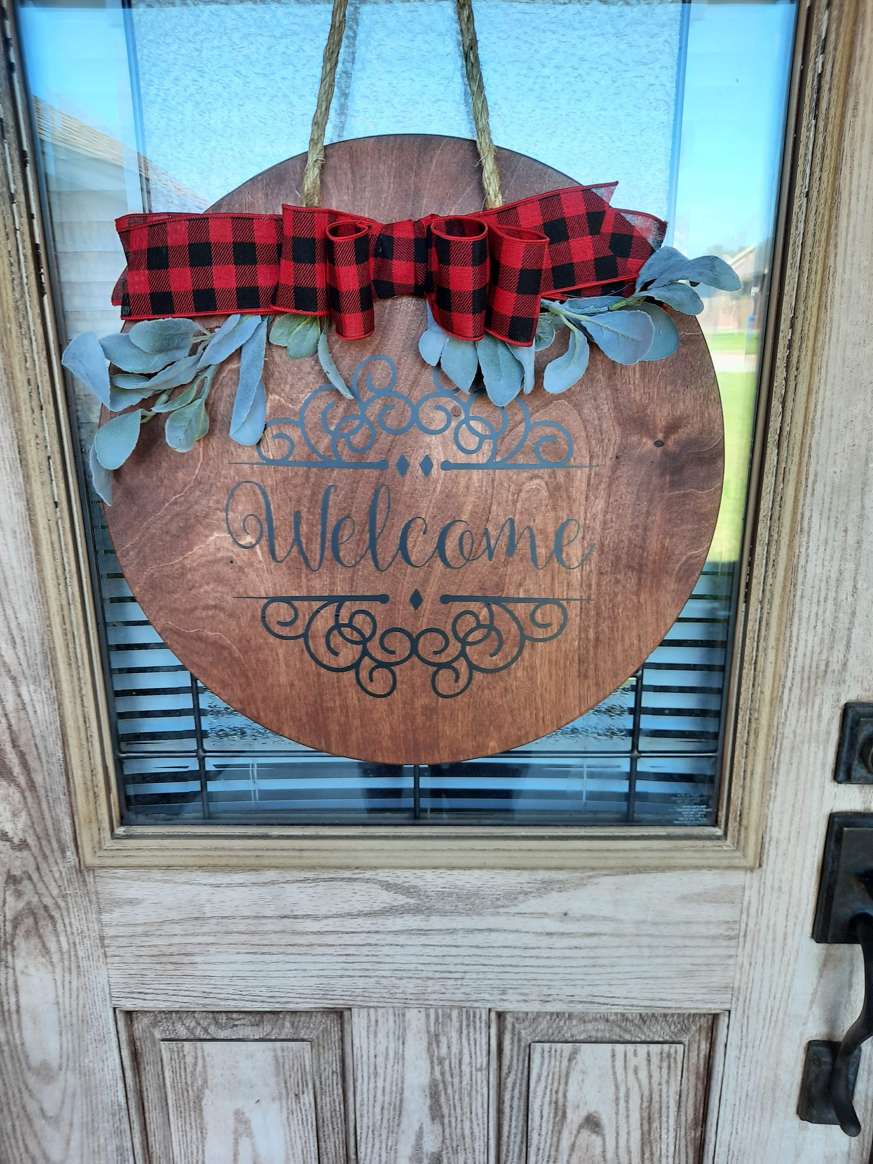 Welcome sign