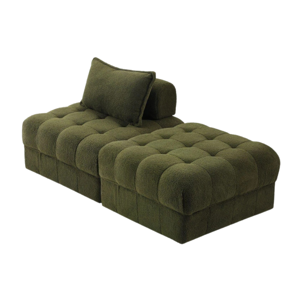 Dahlia 2 Seater Sofa (Deep Olive Green)