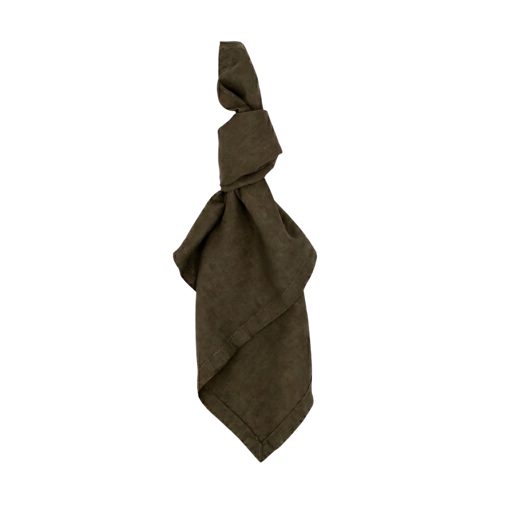 Olive Green Linen Napkin