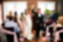 Wedding celebration at The Woolworth Dallas, TX – a joyful gathering of friends and family, with beautifully arranged tables, festive decor, and a warm, lively atmosphere, creating the perfect setting for a memorable reception in downtown Dallas.