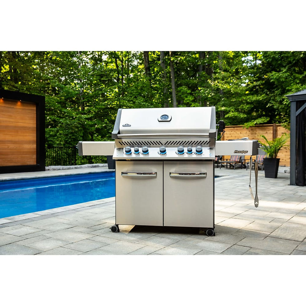 Thumbnail: PRESTIGE® 665 RSIB, Gas Grill With Infrared Rear & Side Burners, Stainle