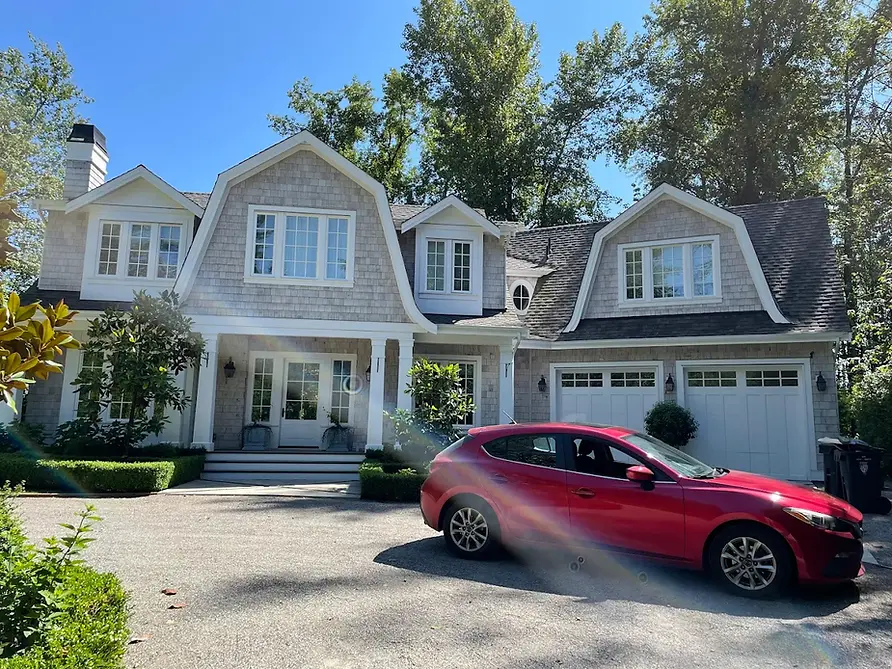 Pro Works Painting crew working on a South Surrey home