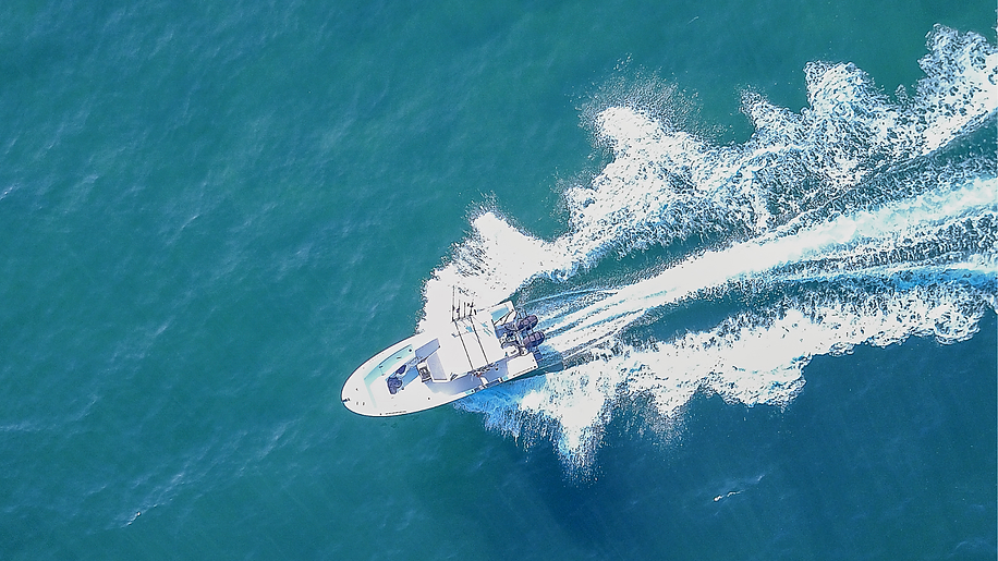 Blue and White Modern Boat Presentation.png