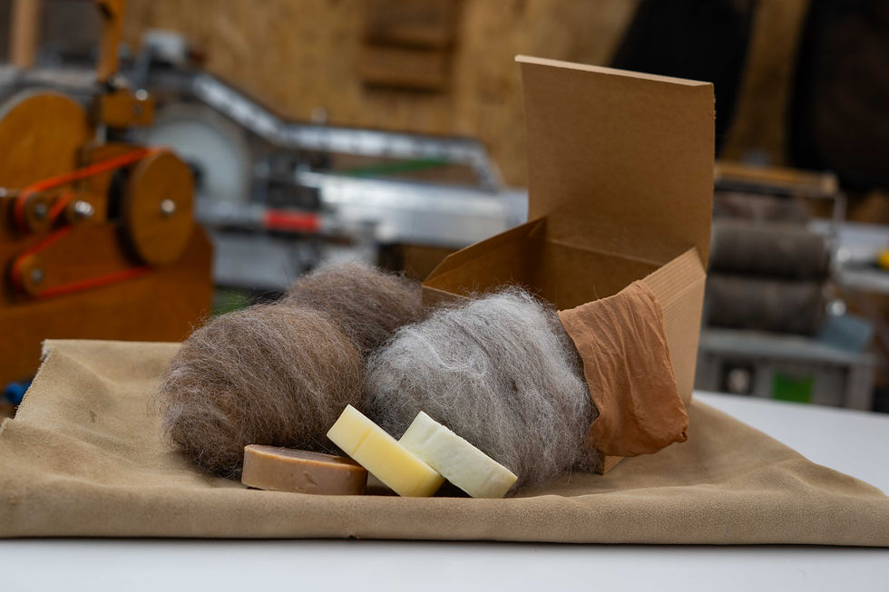 Notre kit de savons à feutrer à la fibre d'alpaga