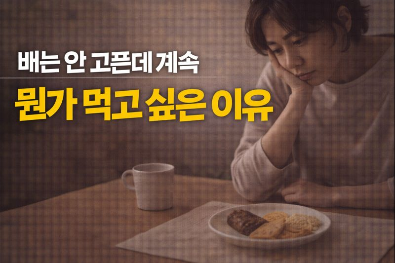 ✦ 배는 안 고픈데 계속 뭔가 먹고 싶은 이유