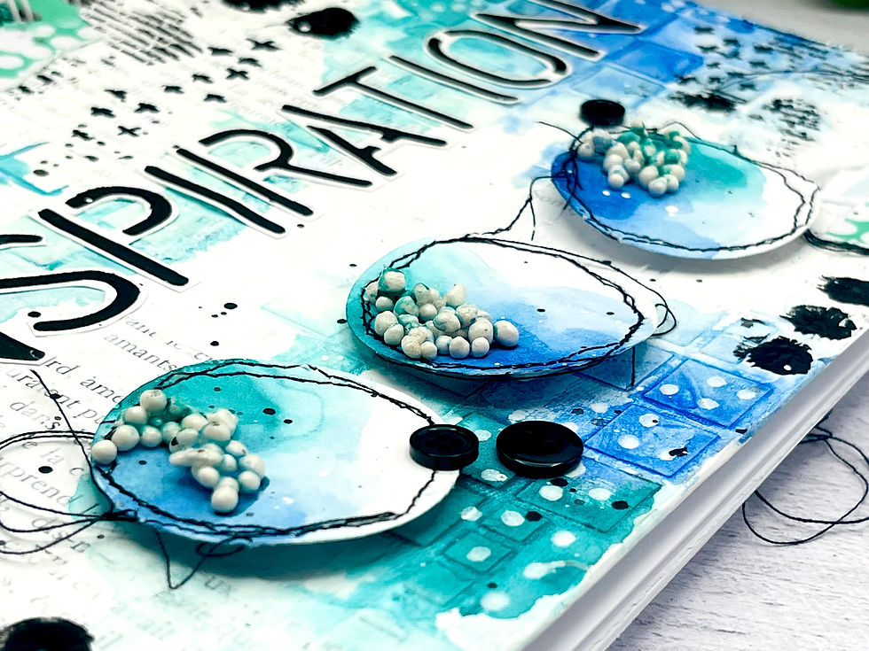 Miniature : Mini atelier : créer ses couverture mixed media