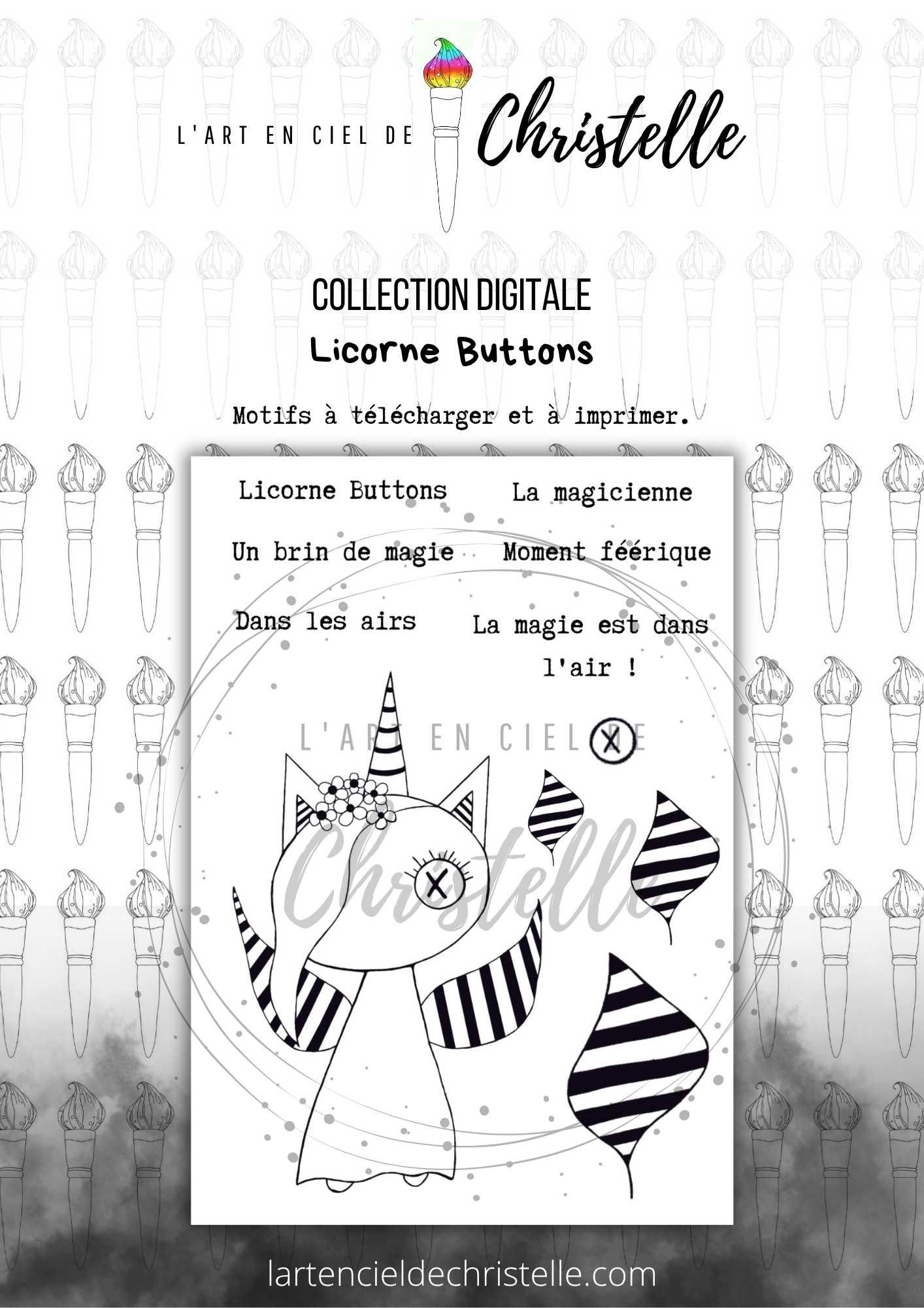 Licorne Buttons