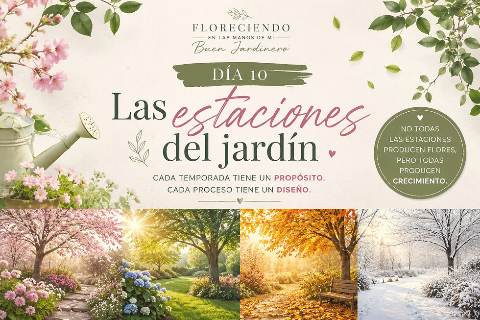 Las estaciones del jardín