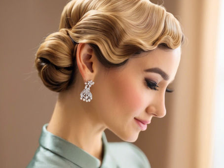 Simple Bridal Bun Hairstyles That Are Perfect for a Vintage Wedding