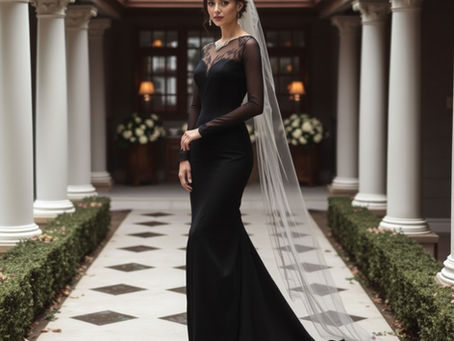 Black Long Sleeve Wedding Dresses: Bold, Elegant & Timelessly Chic