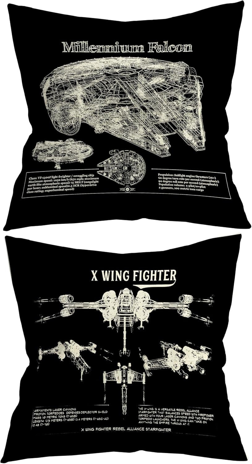 ⭐ Cozy Up with the Galaxy: Star Wars Throw Pillows & Pillow Covers for Every Fan 🛋️🌌