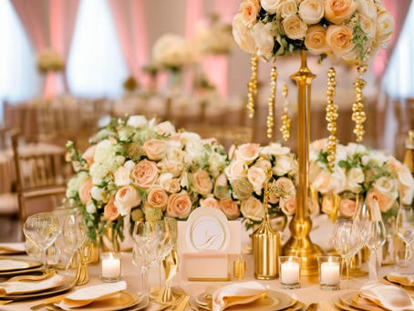 Golden Glamour: Wedding Decoration Ideas and Inspo for a Luxurious Celebration"