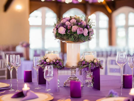 Beautiful ways to incorporate lavender purple into your wedding