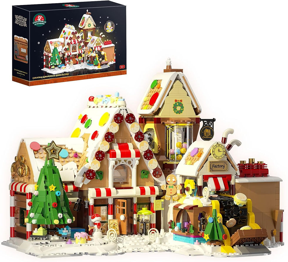 🍬 Christmas Gingerbread House Factory Building Set: A Sweet Holiday Build 🎄