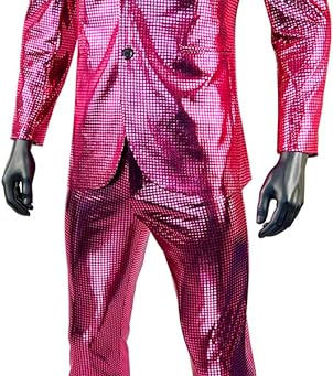 Stylish Sequined Men's Suit Jackets and Sets for Formal and Wedding Wear. Amazon Finds: