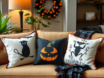 Spooky Halloween Throw Pillows and Covers: Creepy, Cozy, and Perfect for Your Haunted Home