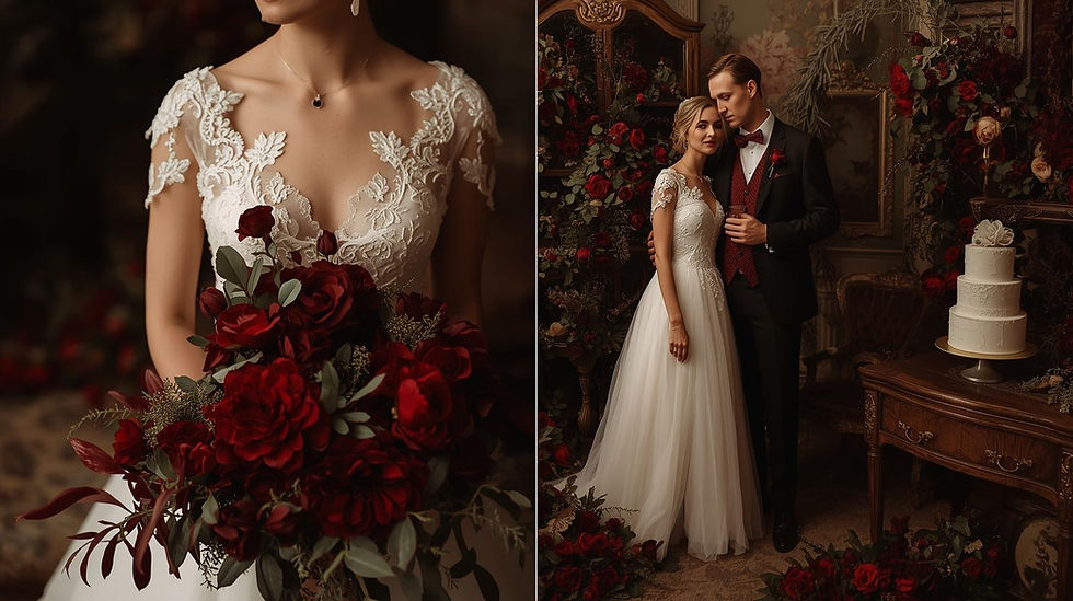 How I’m Planning a Burgundy-Themed Vintage Wedding (Without Going Overboard)