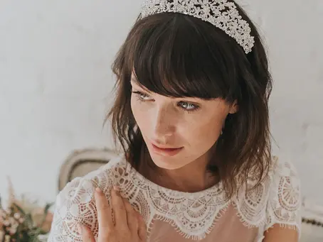Glory Crystal Embellished Tiara By Ivory & Co