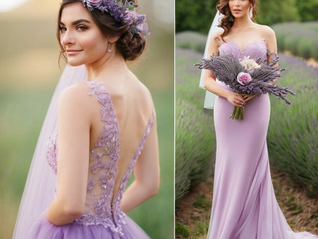 Lavender Purple Wedding Dresses: A Dreamy and Unique Bridal Trend 💜✨👰