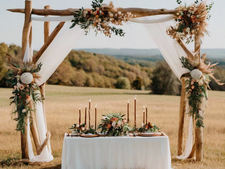 How to Add a Little Boho Chic into Your Garden Wedding ✨🌿