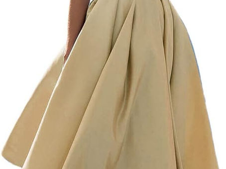 Timeless Elegance: Tea-Length Champagne Bridesmaid Dresses for a Sophisticated Wedding