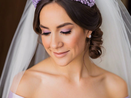 Lavender Purple Bridal Tiaras: A Soft, Dreamy Touch for Your Wedding Day