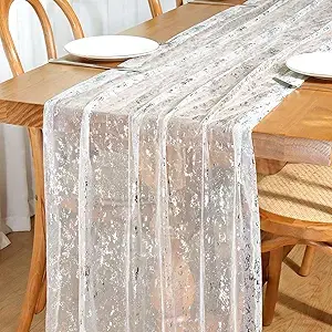 Sheer Silver Table Runner
