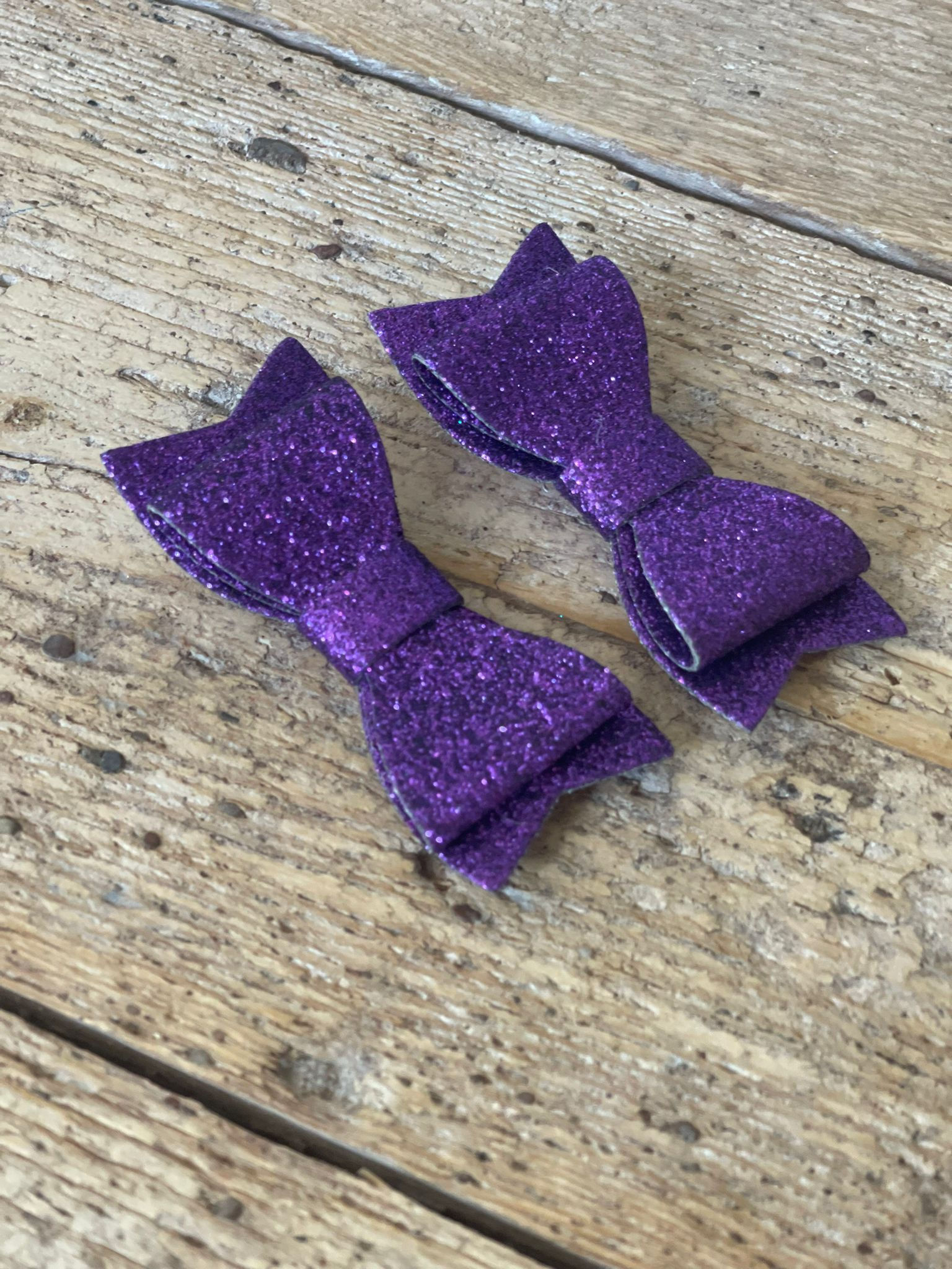 Fiesta glitter hair clip set (alligator clip)