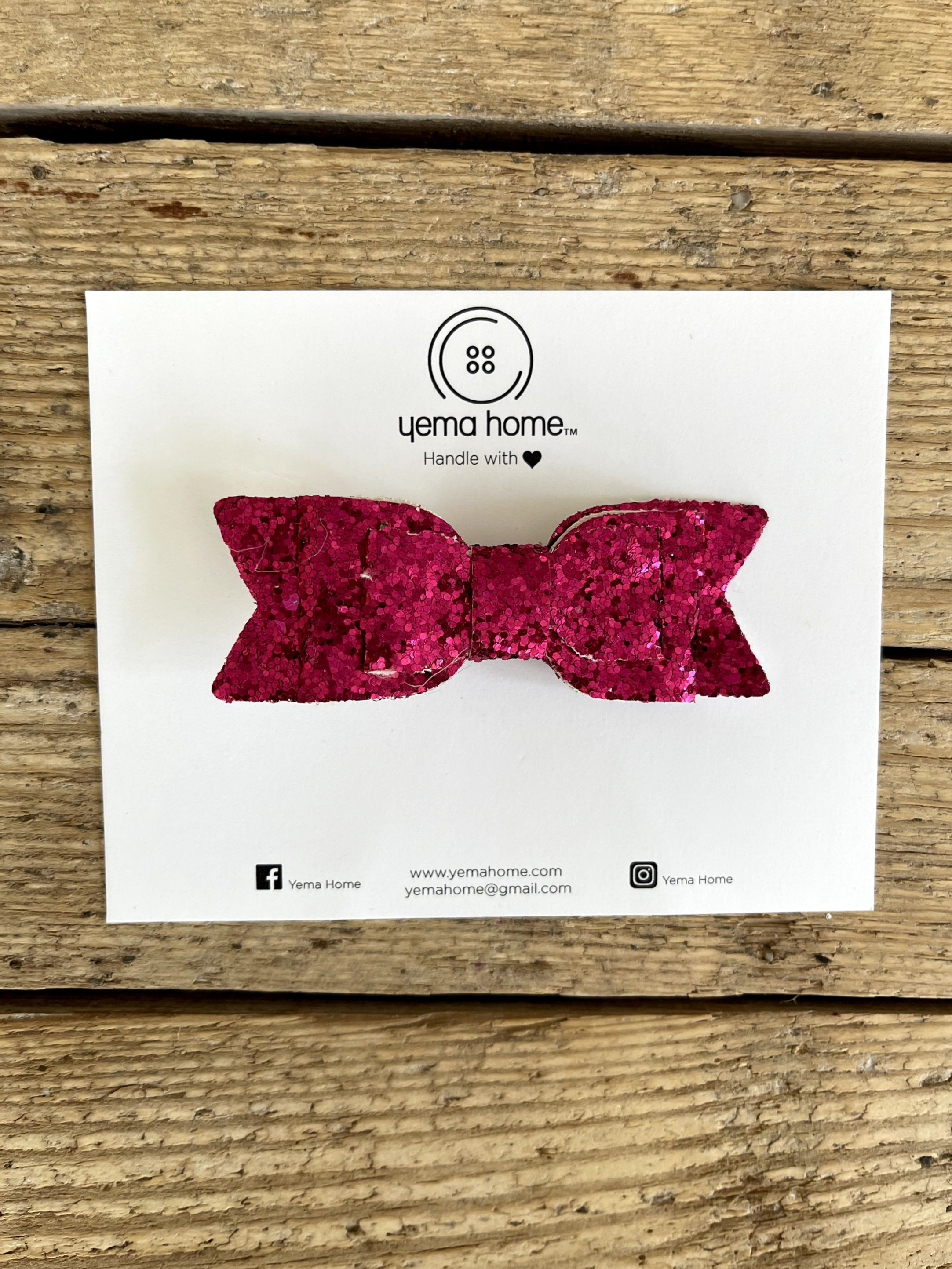 Fiesta glitter hair clip bow (alligator clip)